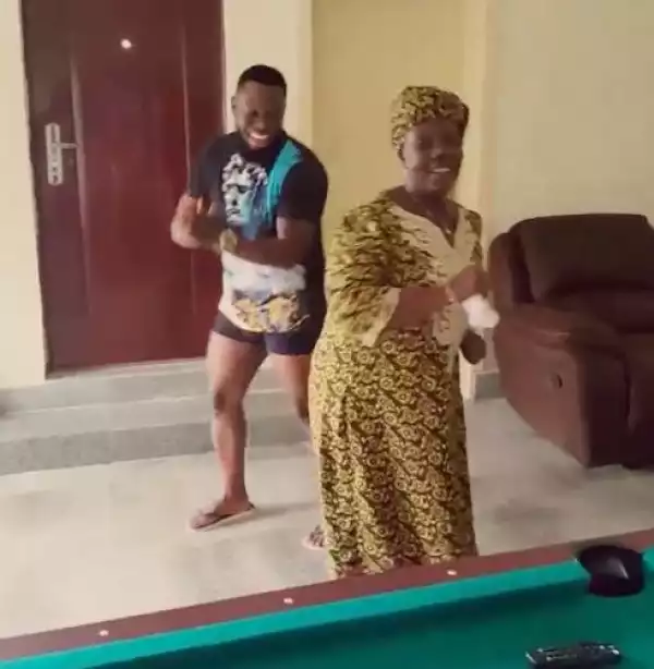 Timaya And Mum Dance To His New Song [See Photos]